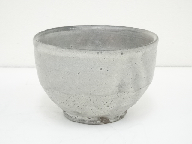 JAPANESE TEA CEREMONY / CHAWAN(TEA BOWL) / WHITE GLAZE